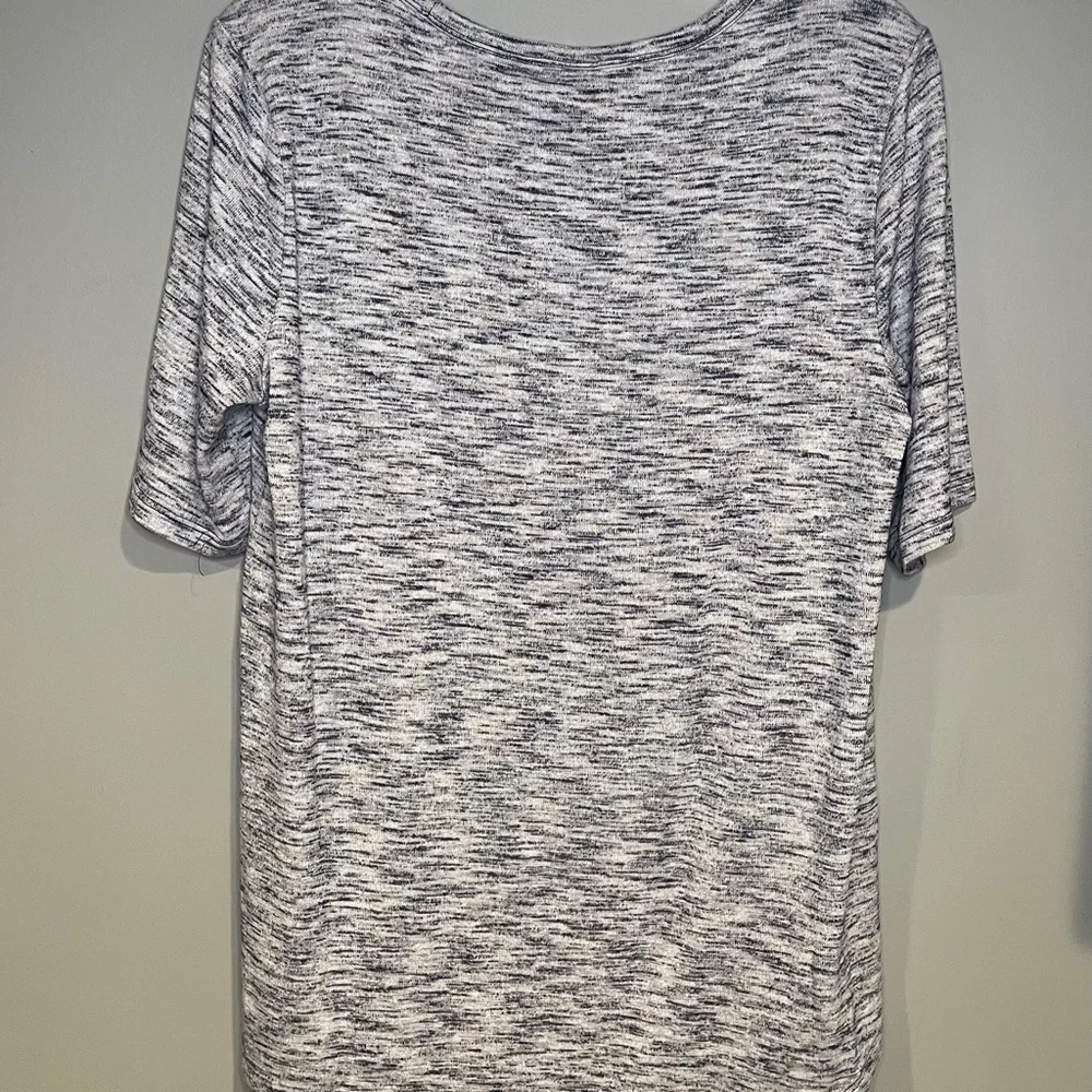 Gap Navy Blue Gray Short Sleeve Sweater Tunic Size Medium